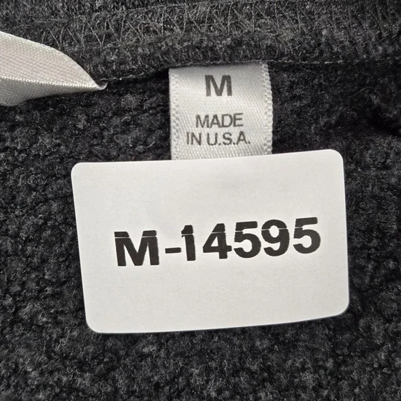 Travis Mathew Men Sweater M Charcoal Button Henley Long Sleeve - Picture 2 of 8